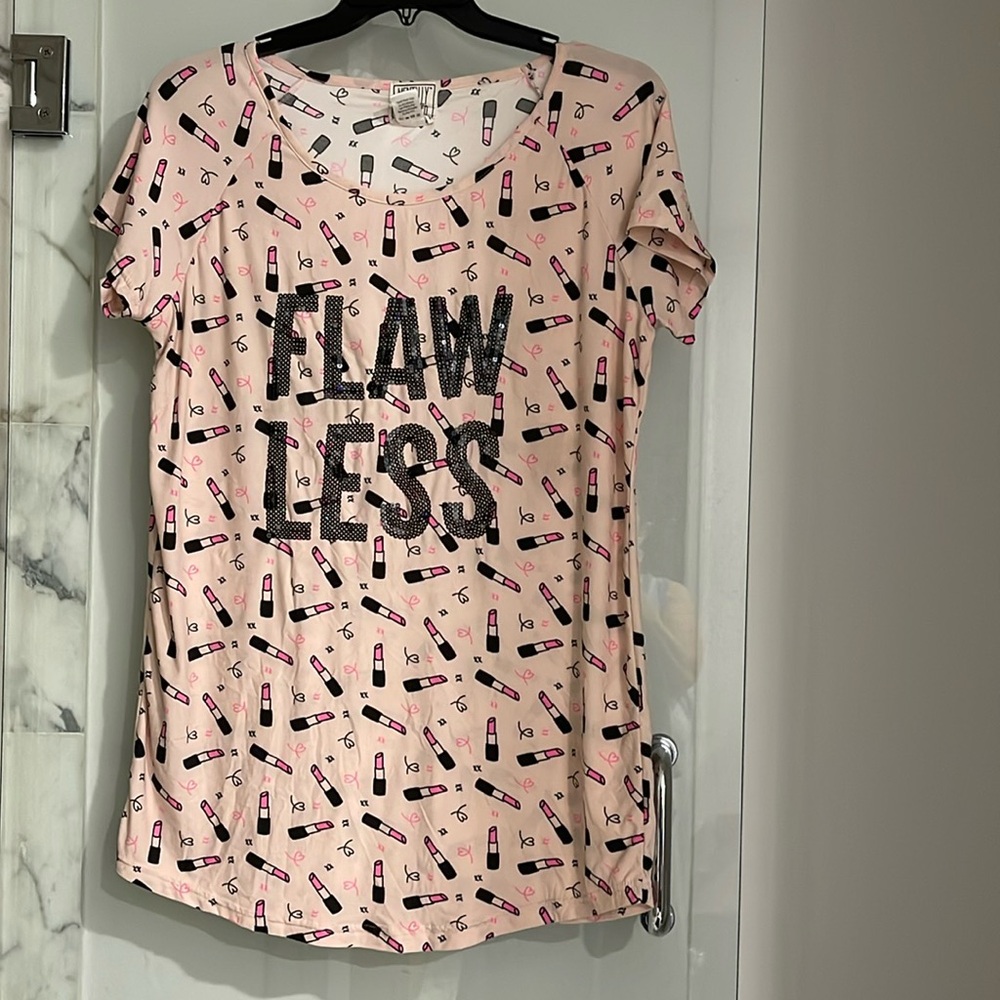 Flawless sequin adorned Coverup, top, Comfy loungewear Lipstick Themed